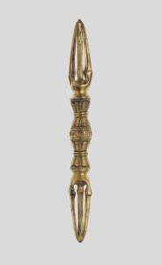 Vajra (verguld brons) door Japanese School