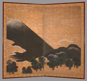 Uitzicht op de berg Fuji door Japanese School