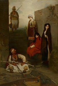 Gevangenen (Montenegrijnse vrouwen) door Jaroslav Cermak