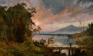 Herfstpracht, 1896 door Jasper Francis Cropsey