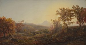 Herfst bij Mount Chocorua door Jasper Francis Cropsey
