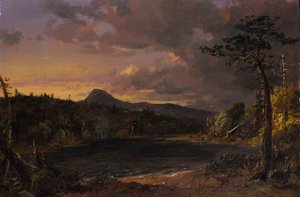 Catskill Creek, 1850 door Jasper Francis Cropsey