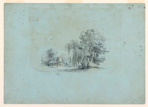 Plattelandstafereel door Jasper Francis Cropsey
