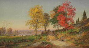 Greenwood Lake door Jasper Francis Cropsey