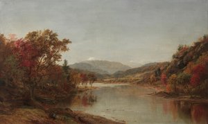 Jasper F. Cropsey /"Mount Washington, New Hampshire", 1870 door Jasper Francis Cropsey