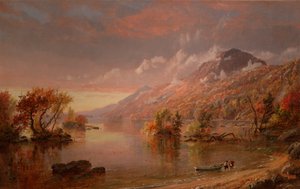 Lake George door Jasper Francis Cropsey