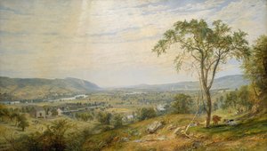 De vallei van Wyoming, 1865 door Jasper Francis Cropsey