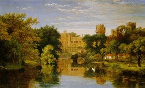 Warwick Castle, Engeland door Jasper Francis Cropsey