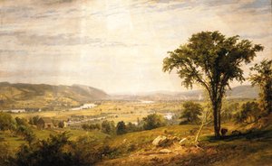 Wyoming Valley, Pennsylvania, 1864 door Jasper Francis Cropsey