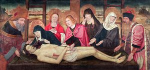 De Graflegging van Christus door Jaume Huguet