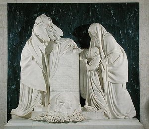 Monument voor het hart van Victor Charpentier (1732-76) Graaf van Ennery door Jean Antoine Houdon