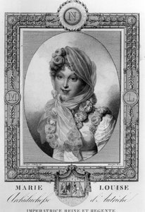 Marie-Louise van Oostenrijk (1791-1847) 2e vrouw van Napoleon I, keizer van Frankrijk in 1810-1814 door Jean Baptiste (after) Isabey