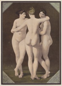 De drie gratiën door Jean Baptiste (after) Regnault