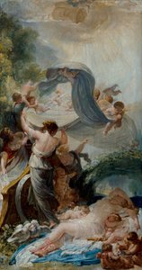 Slapende Venus door Jean Baptiste Deshays