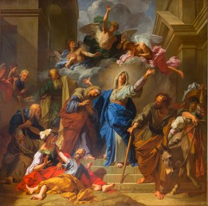 De Visitatie door Jean Baptiste Jouvenet