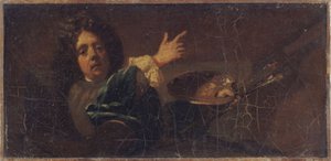 Zelfportret door Jean-Baptiste Jouvenet. Vermindering van het schilderij in het Musée de Rouen, tussen 1701 en 1750 door Jean Baptiste Jouvenet