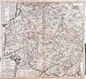 Limousin, Aquitanië, Centre (omgeving Limoges), Frankrijk door Jean Baptiste Nolin