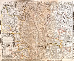 Piemonte, Lombardije, Trentino-Alto Adige, Veneto, Emilia-Romagna, Italië door Jean Baptiste Nolin