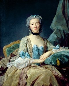 Madame de Sorquainville door Jean Baptiste Perronneau