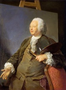 Portret van Jean-Baptiste Oudry door Jean Baptiste Perronneau