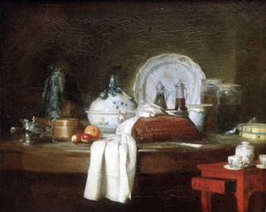Stilleven door Jean Baptiste Simeon Chardin