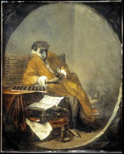 De aap - door J.B. Chardin