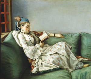 Portret van Maria Adelaide van Frankrijk in Turkse kleding door Jean Étienne Liotard