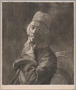 Het grote zelfportret door Jean-Étienne Liotard