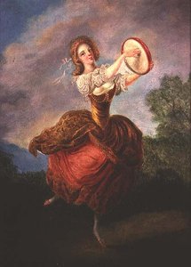 Danseres met een tamboerijn
