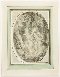 Allegorie-Ingenieuze Liefde door Jean-Honore Fragonard