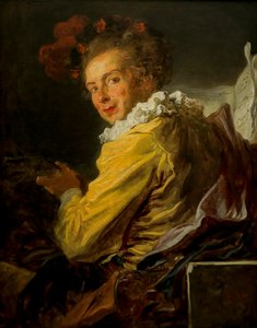 Fantasiefiguur. Portret van Monsieur de La Bretèche door Jean Honore Fragonard