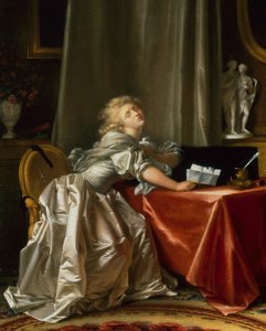 Het slechte nieuws door Jean Honore Fragonard