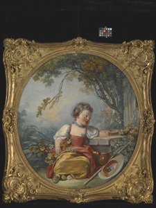 De kleine pelgrim door Jean Honore Fragonard