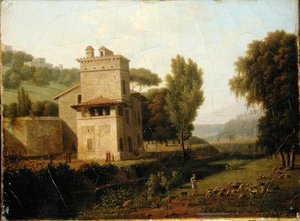 Het Casa Cenci in de Borghese Tuinen, Rome