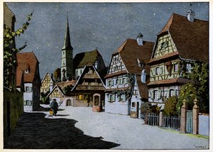 Mijn dorp, degenen die niet vergeten: De nacht door Jean Jacques (1873 1951) Waltz