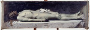 Christus bij het graf door Jean Jacques Henner