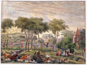 Reunion Eiland. 1813 door Jean Joseph Patu de Rosemont
