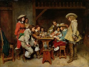 Onschuldigen en Kaartspelers: Een Spel Piquet