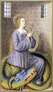 Heilige Margaretha, naar Jean Bourdichon, De Getijden van Anne van Bretagne