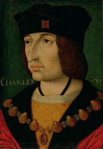 Portret van Karel VIII (1470-98) koning van Frankrijk