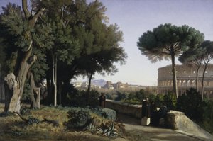 Colosseum Gezien vanaf de Palatijn door Jean Achille Benouville