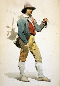 Romeinse jongen door Jean Achille Benouville