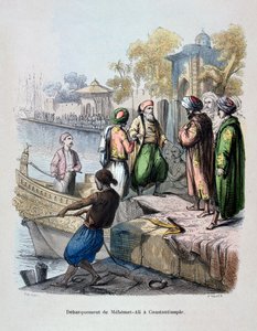Mahomet Ali arriveert in Constantinopel, c1847