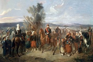 Napoleon III in Algerije door Jean Adolphe Beauce