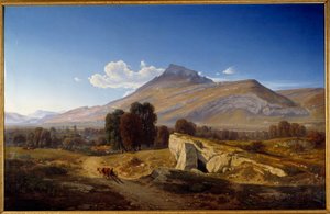 Uitzicht op de Isère-vallei genomen bij Saint Egrève door Jean Alexis Achard