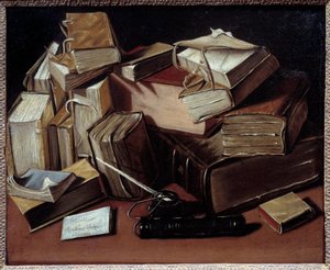 Stilleven met boeken