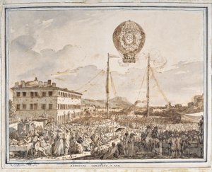 Aerostaat gebouwd in Aix
