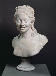 Portretbuste van Madame Houdon, de vrouw van de kunstenaar, 1786