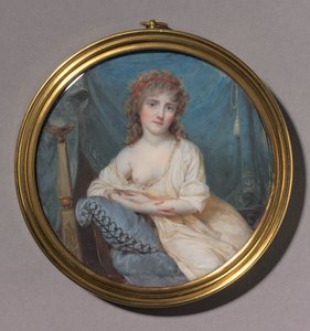 Portret van een Vrouw Liggend op een Sofa, c. 1804 door Jean Antoine Laurent