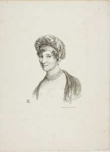 Portret van een Vrouw met een Tulband door Jean Antoine Laurent